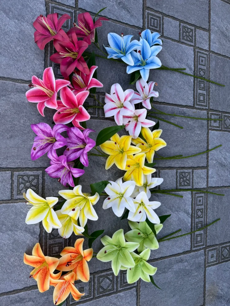 Ly Cao Su 3 Bông Nở